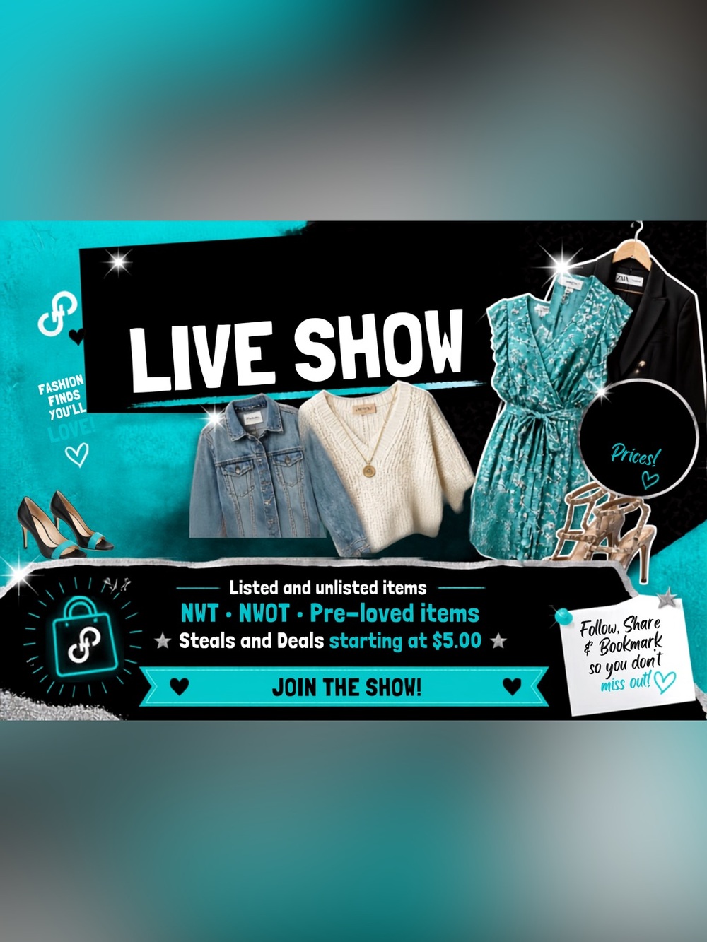 Live show listing